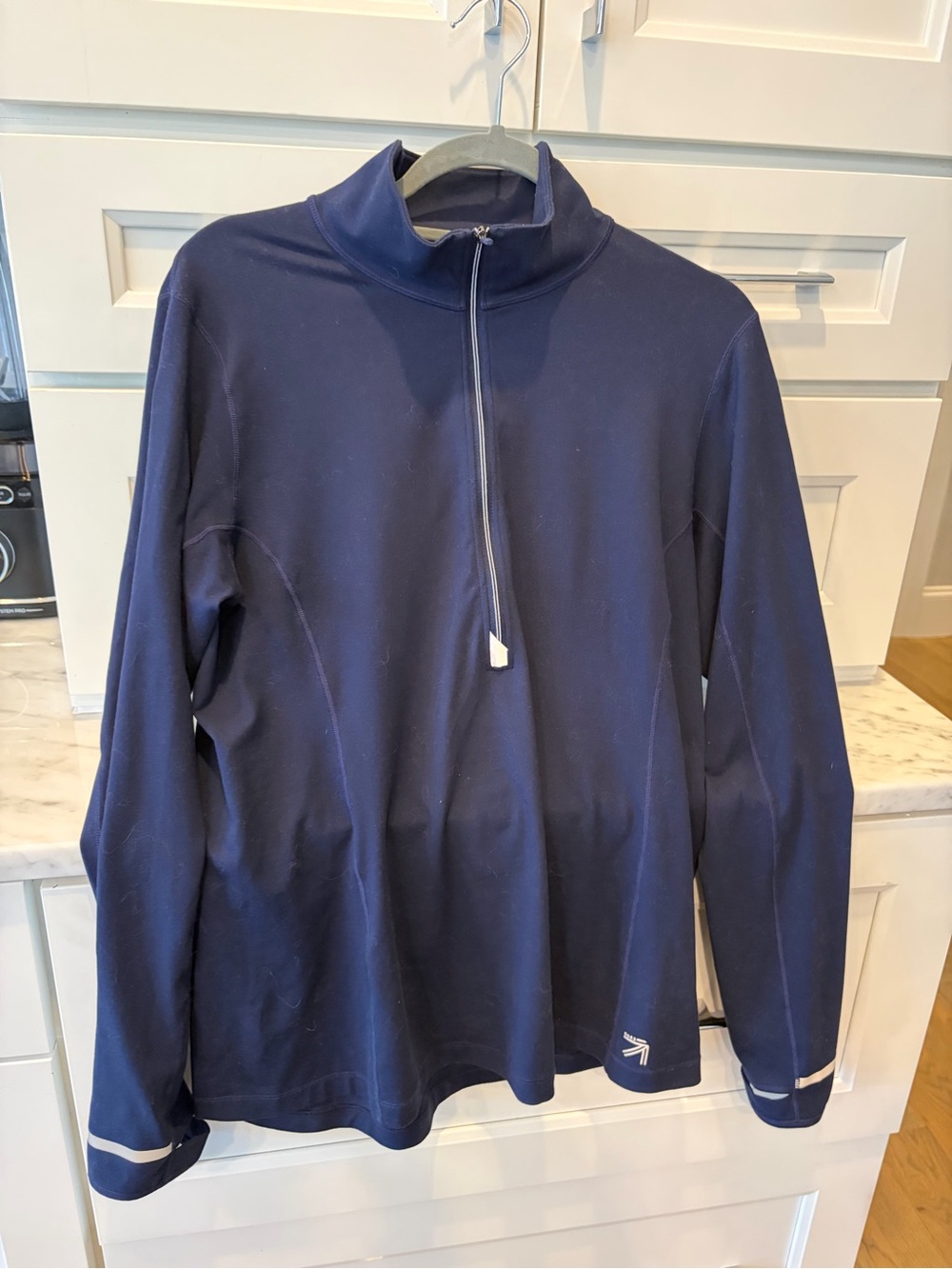 New balance Navy Half-Zip Pullover Top